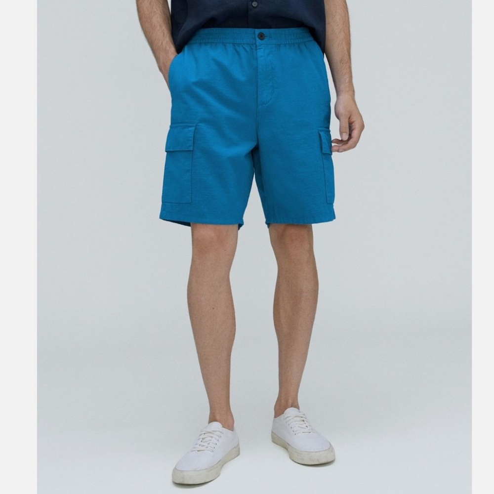 Everlane Cotton Linen Pull On Casual Shorts NWT
